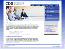 Tablet Screenshot of cdsbookkeepingservice.com